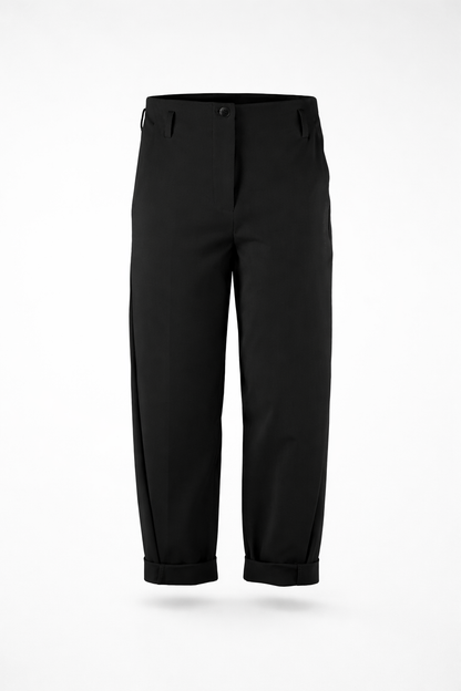PANTALONES EN PUNTO MILANO CON TRABILLAS