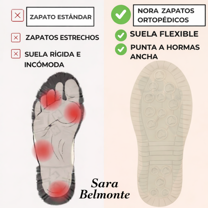 Zapatos ortopédicos Nora cómodos y sin dolor