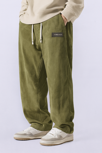 Rubén – Pantalones de Pana Relajados en Tejido Premium