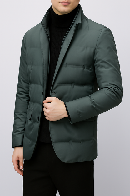 David – Blazer de Invierno en Tejido Premium con Corte Refinado