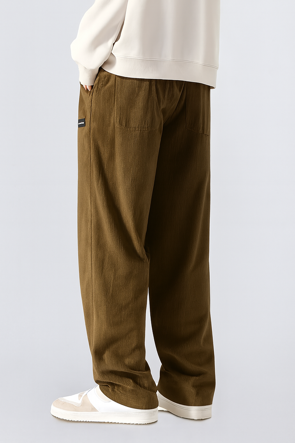 Rubén – Pantalones de Pana Relajados en Tejido Premium