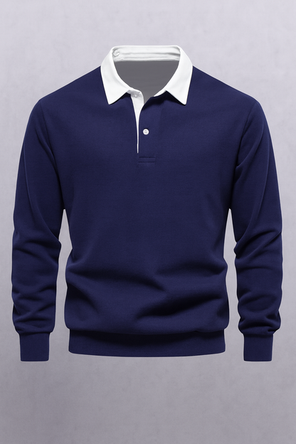 Adrian Polo Sweater – Lujo Casual en Punto de Alta Calidad
