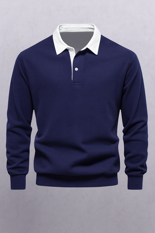 Adrian Polo Sweater – Lujo Casual en Punto de Alta Calidad