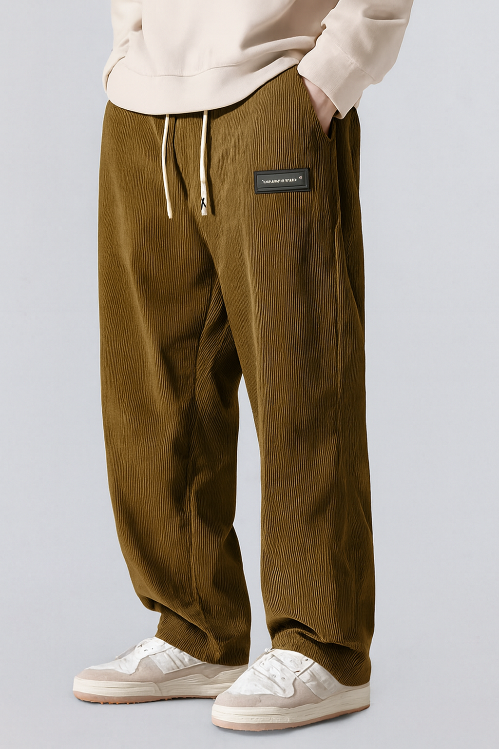 Rubén – Pantalones de Pana Relajados en Tejido Premium