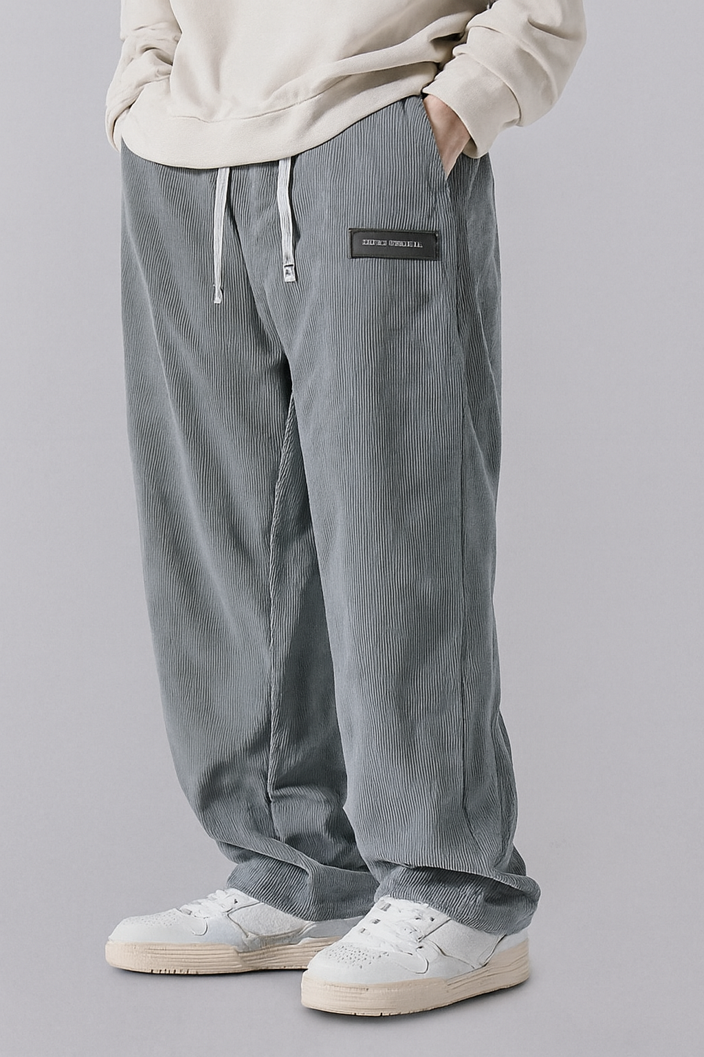 Rubén – Pantalones de Pana Relajados en Tejido Premium