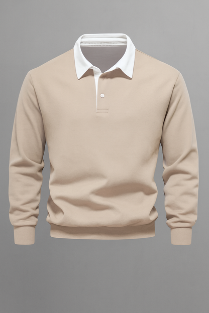 Adrian Polo Sweater – Lujo Casual en Punto de Alta Calidad