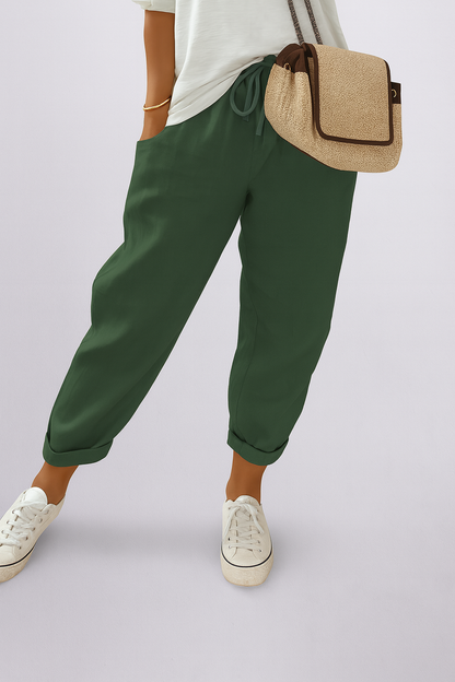 Pantalón de lino y algodón: elegancia natural, confort absoluto