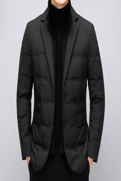 David – Blazer de Invierno en Tejido Premium con Corte Refinado