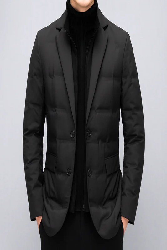 David – Blazer de Invierno en Tejido Premium con Corte Refinado