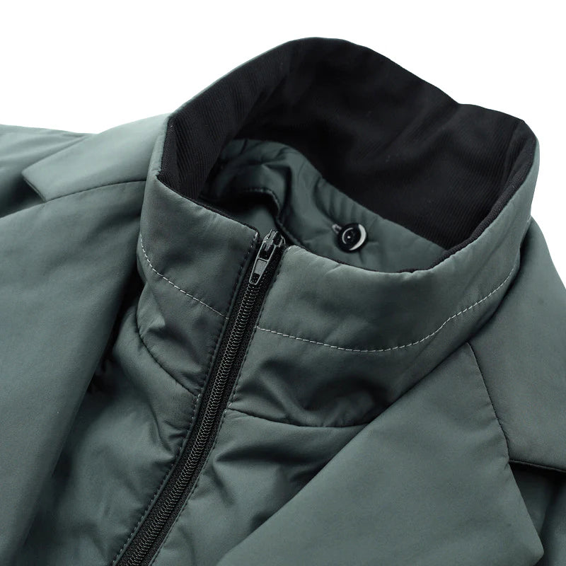 David – Blazer de Invierno en Tejido Premium con Corte Refinado