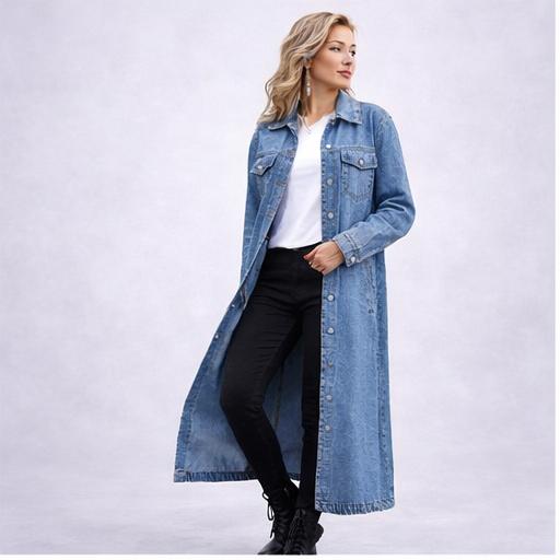 Abrigo Vaquero Oversize