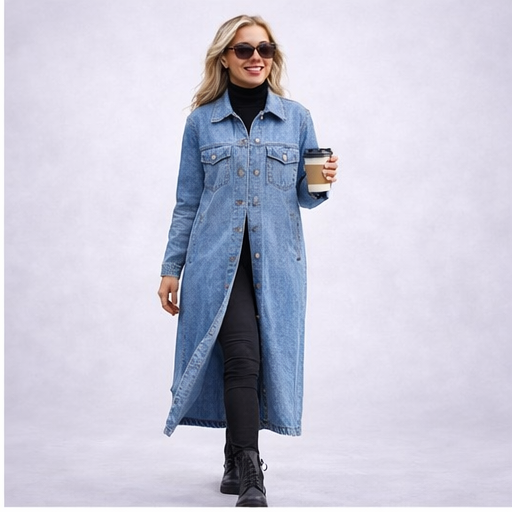 Abrigo Vaquero Oversize