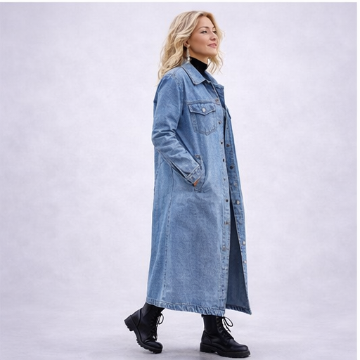 Abrigo Vaquero Oversize