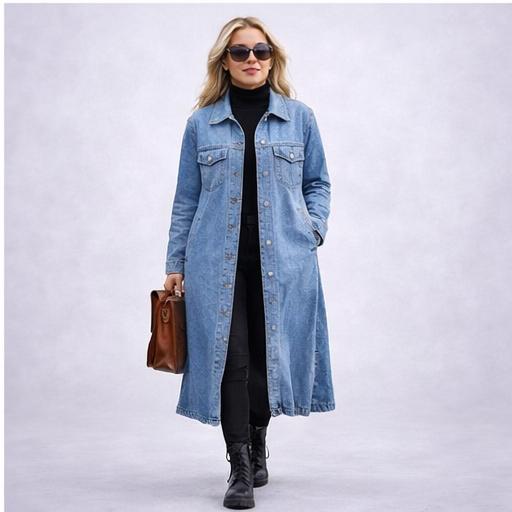 Abrigo Vaquero Oversize