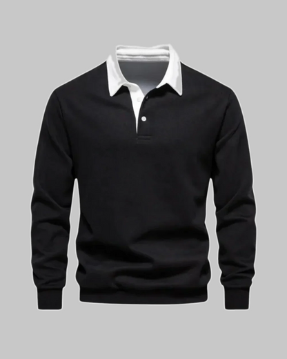 Adrian Polo Sweater – Lujo Casual en Punto de Alta Calidad