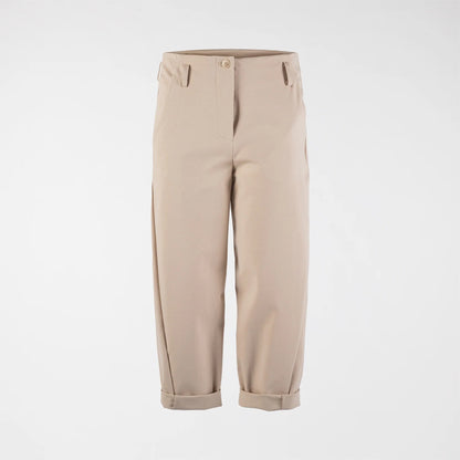 PANTALONES EN PUNTO MILANO CON TRABILLAS