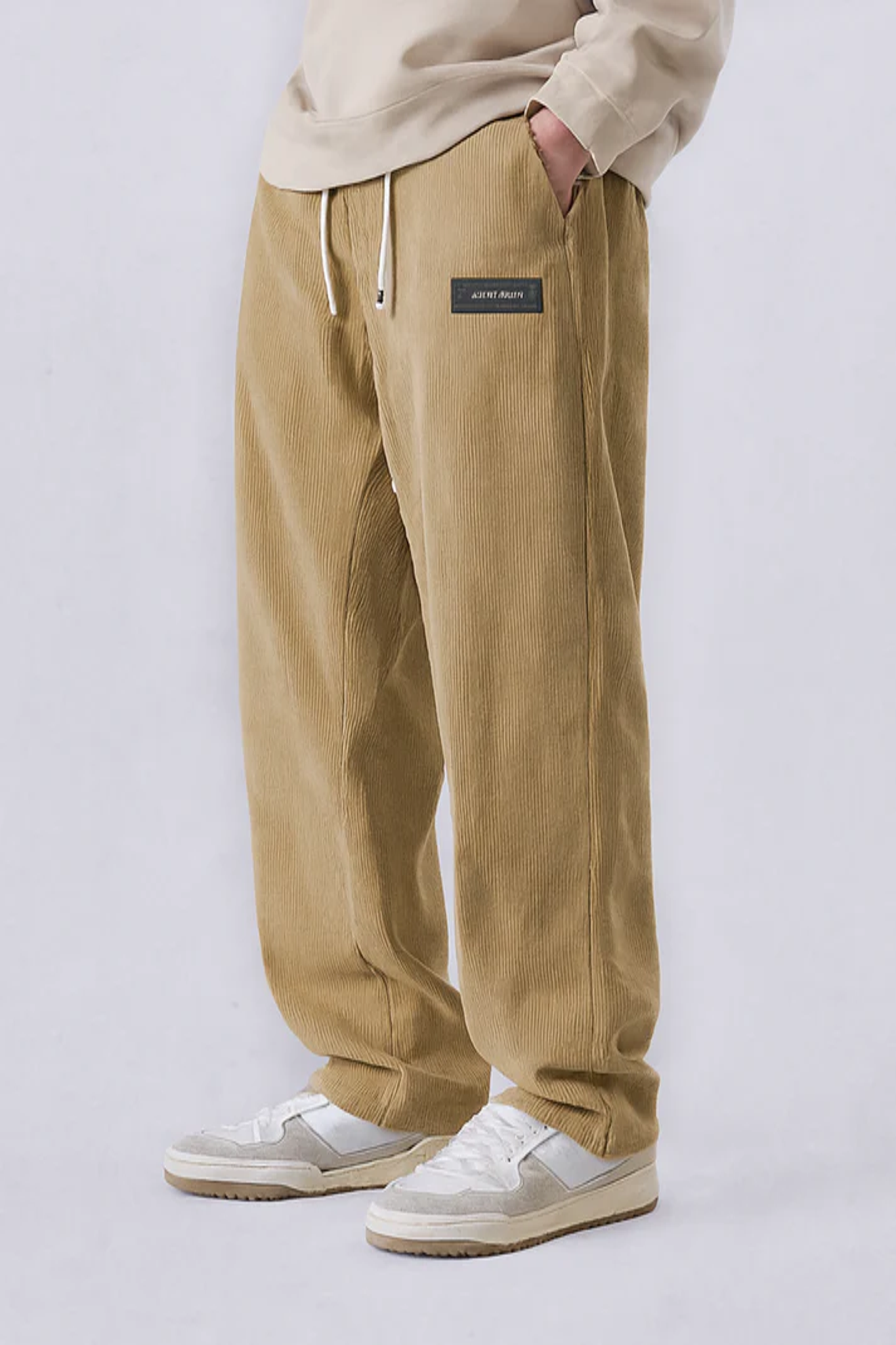 Rubén – Pantalones de Pana Relajados en Tejido Premium