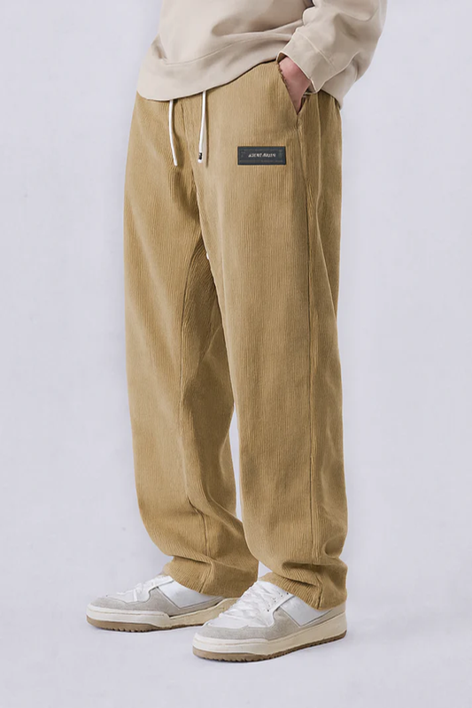 Rubén – Pantalones de Pana Relajados en Tejido Premium